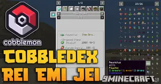 Cobbledex Rei Emi Jei Mod (1.21.11, 1.21.1) – Find Cobblemon Spawns Without