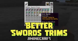 Better Swords Trims Mod (26.1.2, 1.20.1) – Area Damage, Glow Detection And Levitation Effects