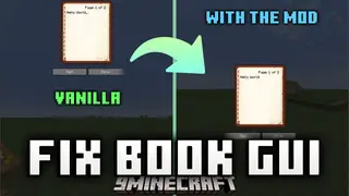 FixBookGUI Mod (26.2, 1.20.1) – Stable Book Interface