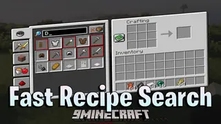 Fast Recipe Search Mod (26.1.2, 1.20.1) – Ultra Recipe Optimization