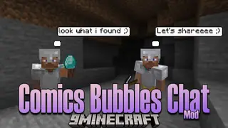 Comics Bubbles Chat Mod (1.20.1) – Communicate in A More Attractive Way