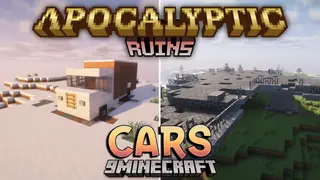 Apocalyptic Ruins Cars Mod (1.20.1) – Loot Abandoned Cars On Broken Highways