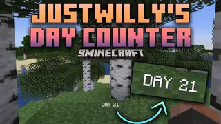 Justwilly's Day Counter Mod (26.2, 1.20.1) – Real-Time Day Tracking