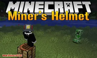 Miner's Helmet Mod (26.1.2, 1.16.5) – Helmet with Dynamic Lighting