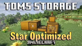 Toms Storage Star Optimized Mod (1.21.1, 1.20.1) – Build Massive Storage Bases