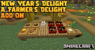 New Years Delight a Farmers Delight Add on Mod (1.21.1, 1.20.1) – Cook Japanese