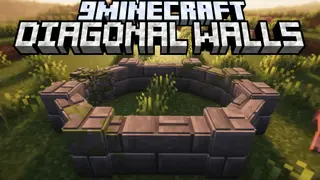 Diagonal Walls Mod (26.2, 1.20.1) – Smooth Angled Wall Connections