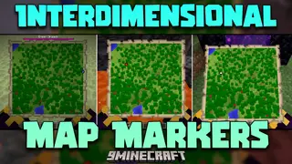 Interdimensional Map Markers Mod (26.2, 1.20.1) – Cross-Dimensional Mapping Made Easy