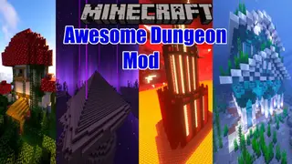 Awesome Dungeon Mod (1.21.11, 1.20.1) – Better Default Dungeon