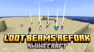 Loot Beams Refork Mod (1.21.11, 1.20.1) – Enhance Item Visibility