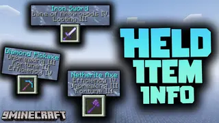 Held Item Info Mod (26.2, 1.20.1) – Live Enchantment Display
