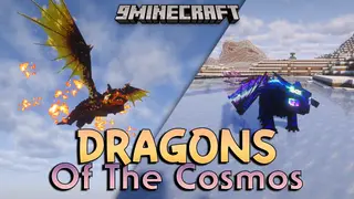Dragons of the Cosmos Mod (1.18.2) – Tame and Ride Cosmic Dragon Variants