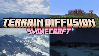 Terrain Diffusion Mod (1.21.11, 1.21.1) – Generates Realistic Landscapes Using AI