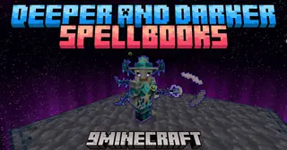 Deeper and Darker Spellbooks Mod (1.21.1, 1.20.1) – Wield the Warden's Dark