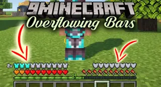 Overflowing Bars Mod (26.2, 1.20.1) – Nice and Easy to See Info Bar
