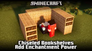 Chiseled Bookshelves Add Enchantment Power Mod (26.2, 1.20.1)