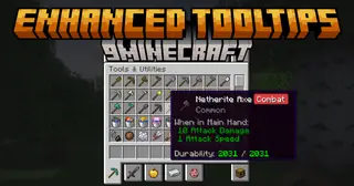 Enhanced Tooltips Mod (26.2, 1.20.1) – Tooltips With Style