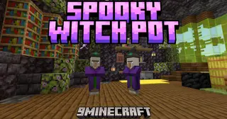 Spooky Witch Pot Mod (1.21.11, 1.20.1) – Loot Giant Witch Cauldrons