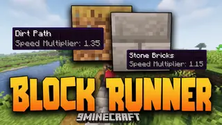 Block Runner Mod (26.2, 1.20.1) – It's Time to Use Paths to Run Faster
