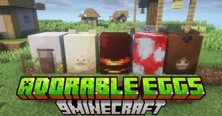 Adorable Eggs Mod (26.1.2, 1.20.1) – New Spawn Eggs and Plushies