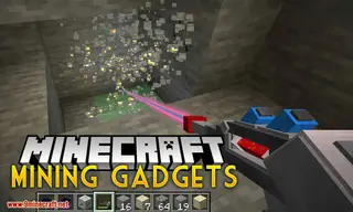 Mining Gadgets Mod (26.1.2, 1.20.1) – Because Mining with Lasers is Cool