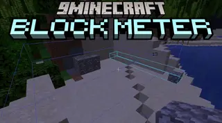 Block Meter Mod (26.1.2, 1.20.1) – Visual Distance Measurement