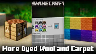 More Dyed Wool And Carpet Mod (26.2, 1.20.1) – Cheaper Wool & Carpet Dyeing