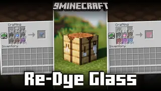 Re-Dye Glass Mod (26.2, 1.20.1) – Allows The Recoloring Of Glass Blocks & Glass Panes