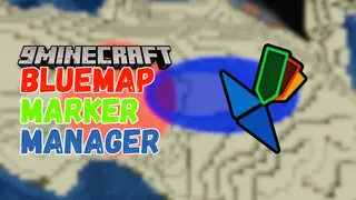 BlueMap Marker Manager Mod (26.2, 1.20.1) – Provides an Interactive Setup Menu