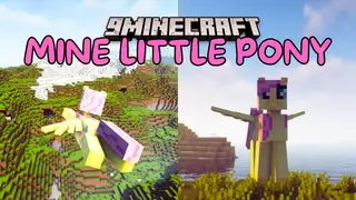 Mine Little Pony Mod (26.1.2, 1.20.1) – Turns Players and Mobs into Cartoon Ponies