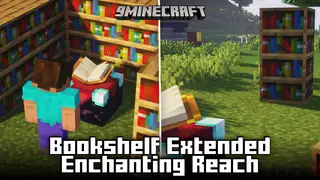 Bookshelf Extended Enchanting Reach Mod (26.1.2, 1.20.1) – Increases The Range Of Bookshelves