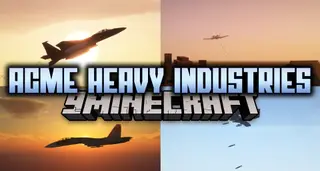 ACME Heavy Industries Pack Mod (1.20.1) – Military Aircraft, Assorted Weapons