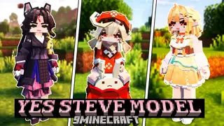 Yes Steve Model Mod (26.1.2, 1.20.1) – Characters, Girlfriends
