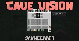 Cave Vision Mod (1.21.11, 1.20.1) – Automatic Night Vision