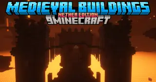 Medieval Buildings Nether Edition Mod (26.1.2, 1.20.1) – Architecture-Focused Nether Expansion