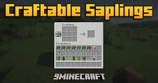 Craftable Saplings Mod (26.1.2, 1.20.1) – Grow Any Tree
