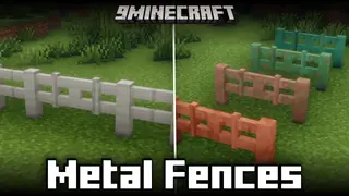 Metal Fences Mod (26.2, 1.20.1) – Copper And Iron Fences & Fence Gates