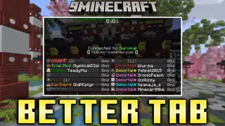 Better Tab Mod (26.2, 1.20.1) – Smarter Player List