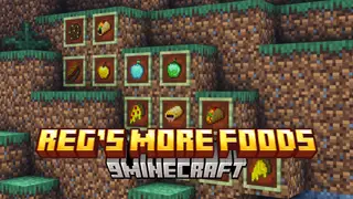 Reg's More Foods Mod (26.2, 1.21.1) – Over 130 New Food Items