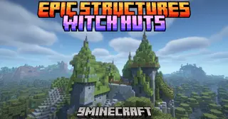 Epic Structures Witch Huts Mod (26.2, 1.20.1) – Medieval Castle Overhaul