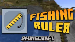 Fishing Ruler Mod (26.2, 1.20.1) – Measure Distances with The Fishing Rod