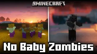 No Baby Zombies Mod (1.21.11, 1.20.1) – Prevents Baby Zombies From Spawning