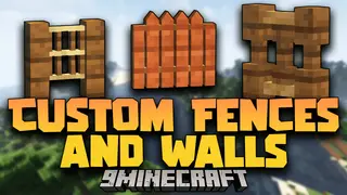 Custom Fences And Walls Mod (26.2, 1.20.1) – Lets You Build More Stylish