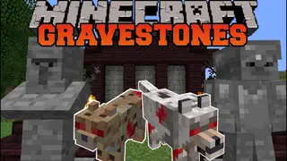 Gravestone Graves Mod (26.1.2, 1.21.11) – Generated at Player's Death