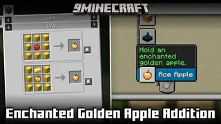 Enchanted Golden Apple Addition Mod (26.2, 1.20.1) – New Recipes, Advancements
