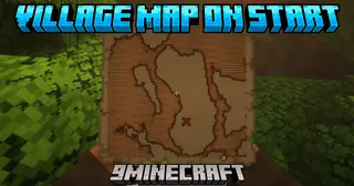 Village Map On Start Mod (1.21.11, 1.20.1) – Start With A Village Locator Map