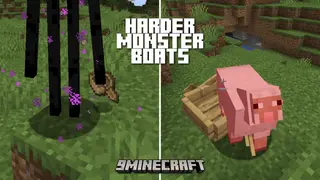 Harder Monster Boats Mod (26.1.2, 1.20.1) – Monster Boat Interaction Control