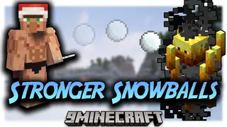 Stronger Snowballs Mod (26.2, 1.20.1) – Powerful Ranged Attack