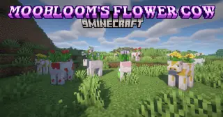 Moobloom's Flower Cow Mod (26.2, 1.20.1) – Peaceful Vibes With Mooblooms