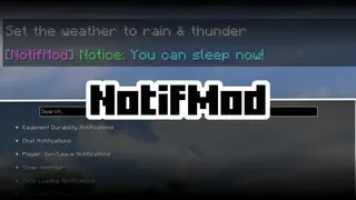 NotifMod Mod (26.1.2, 1.20.1) – Set Notifications For Activities